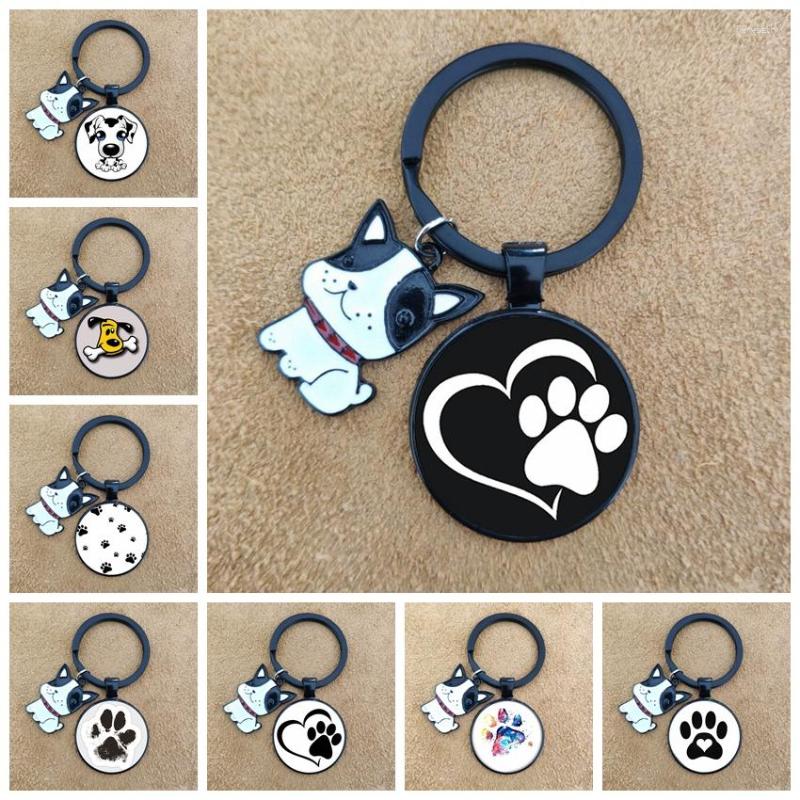 Keychains Cute Print Pet Footprints Dogs Glass Cabochon Keychain Bag Car Key Ring Holder Charms For Men Women Gifts
Keychains Cute Print Pet Footprints Dogs Glass Cabochon Keychain Bag Car Key Ring Holder Charms For Men Women Gifts