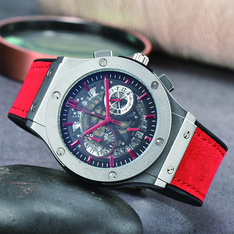 2022 Men's luxury Quartz Watch Business Fashion six Pin Hollow Multi-functional Calendar Waterproof Tape Watches, M00000002
2022 Men's luxury Quartz Watch Business Fashion six Pin Hollow Multi-functional Calendar Waterproof Tape Watches, M00000002