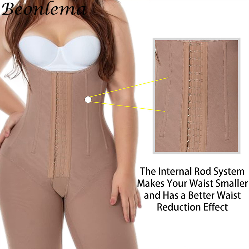 Waist Tummy Shaper Fajas Colombianas Shapewear Full Body Bodysuit Compression Fabric Abdominal Control ButtLifter Push Up Underwear 230621