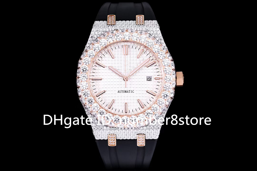 New 15510 Big Diamond Mens Watches Ultra thin Luxury Wristwatch Swiss 324 Automatic Mechanical 28800 vph 316L Stainless Steel Sapphire Crystal Water Resistant
New 15510 Big Diamond Mens Watches Ultra thin Luxury Wristwatch Swiss 324 Automatic Mechanical 28800 vph 316L Stainless Steel Sapphire Crystal Water Resistant
