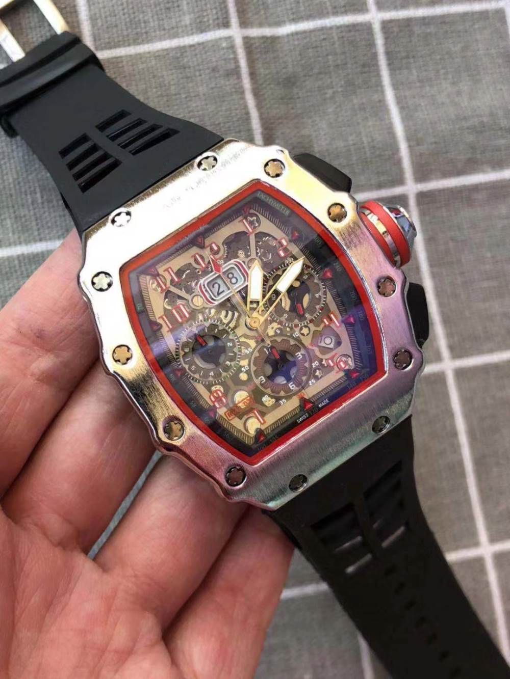 3A Mens Watches Top Brand Luxury Quartz WristWatches Men Casual Rubber band Military Waterproof Sport watch stainless steel relojes