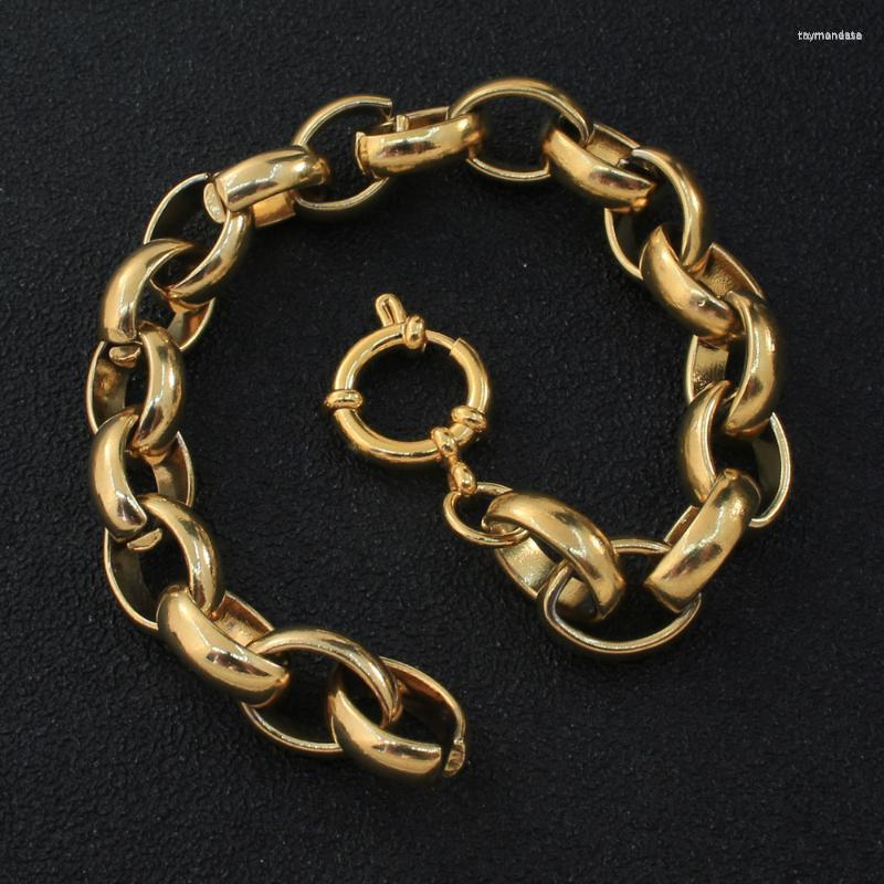 Link Bracelets Chain Gold & Silver Color Bracelet Stainless Steel Jewelry Fashion For Woman Man High Quality Gift BYXZDVAGLink Raym22
Link Bracelets Chain Gold & Silver Color Bracelet Stainless Steel Jewelry Fashion For Woman Man High Quality Gift BYXZDVAGLink Raym22