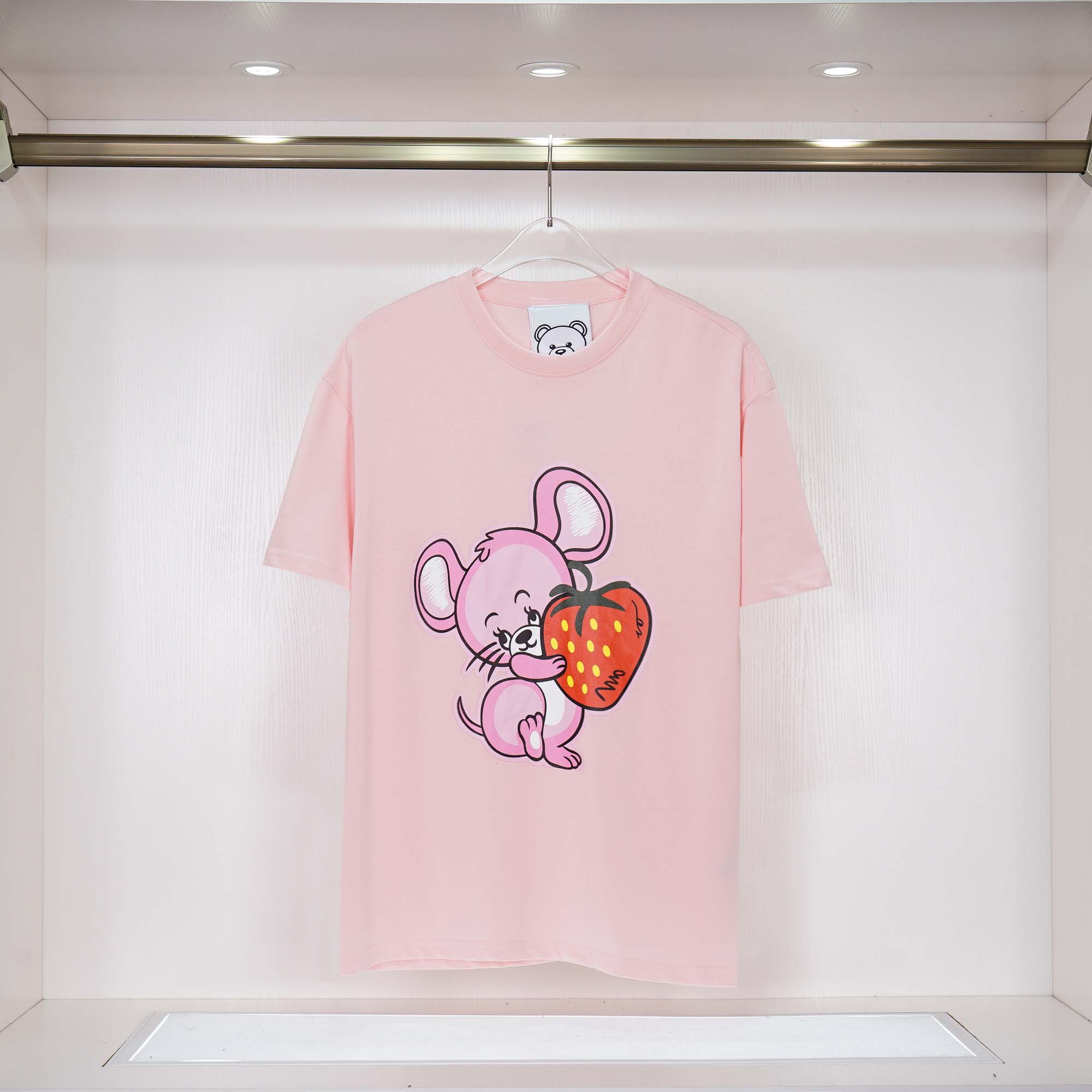 Designer Mouse And Strawberry Print T-shirt Men's Tees Round Neck Summer Ventilate Short Sleeve Tee Top Clothing S-2XL, Black
Designer Mouse And Strawberry Print T-shirt Men's Tees Round Neck Summer Ventilate Short Sleeve Tee Top Clothing S-2XL, Black