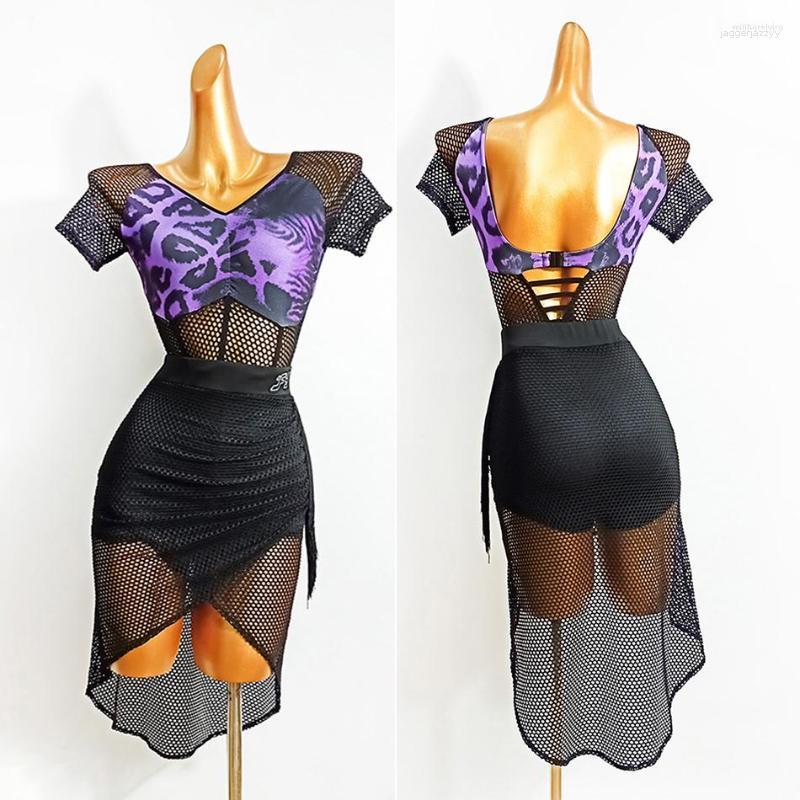 Stage Wear Sexy Latin Dance Dress Women Short Sleeve Hollow Skirt For Ballroom Samba Tango Chacha Dancing Performamnce, Tops
Stage Wear Sexy Latin Dance Dress Women Short Sleeve Hollow Skirt For Ballroom Samba Tango Chacha Dancing Performamnce, Tops