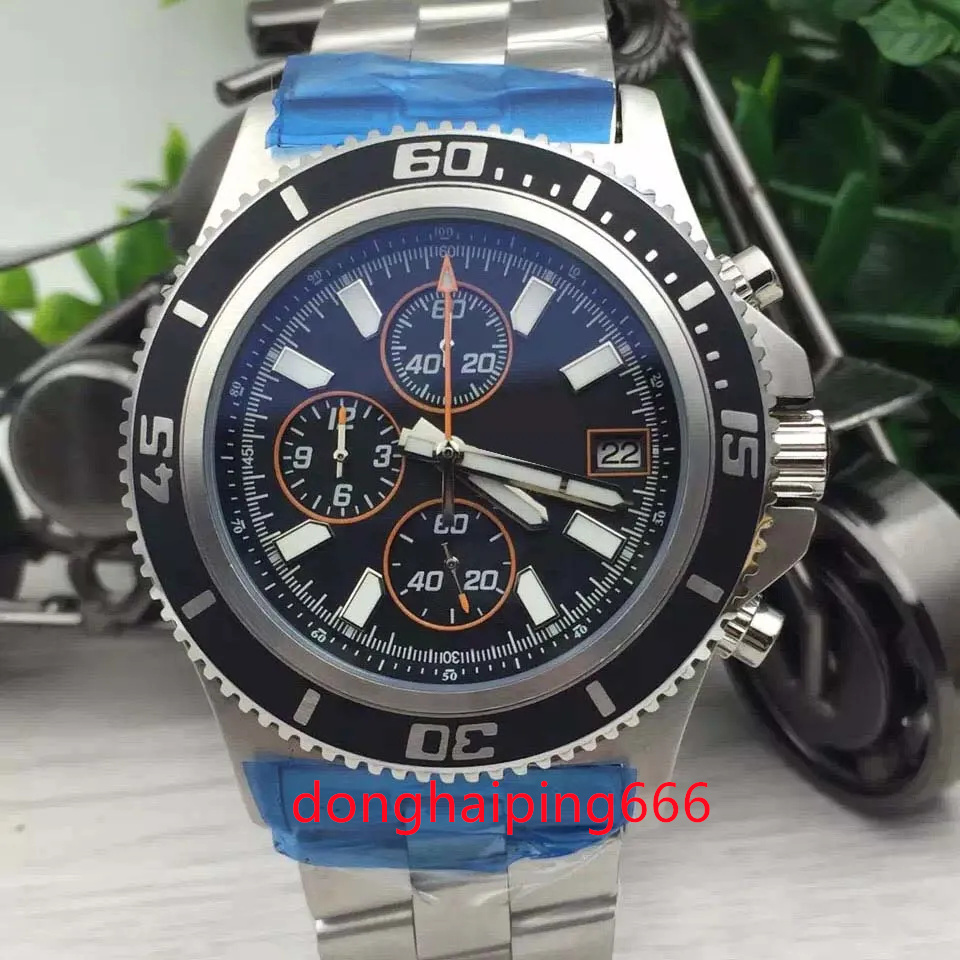 2023 U1 AAA Old Brand New Arrival Quartz Chronograph Men's Wristwatch Superocean A17384 Black Dial Number Bezel Platinum Skeleton Stainless Male Watch, 24 
2023 U1 AAA Old Brand New Arrival Quartz Chronograph Men's Wristwatch Superocean A17384 Black Dial Number Bezel Platinum Skeleton Stainless Male Watch, 24
