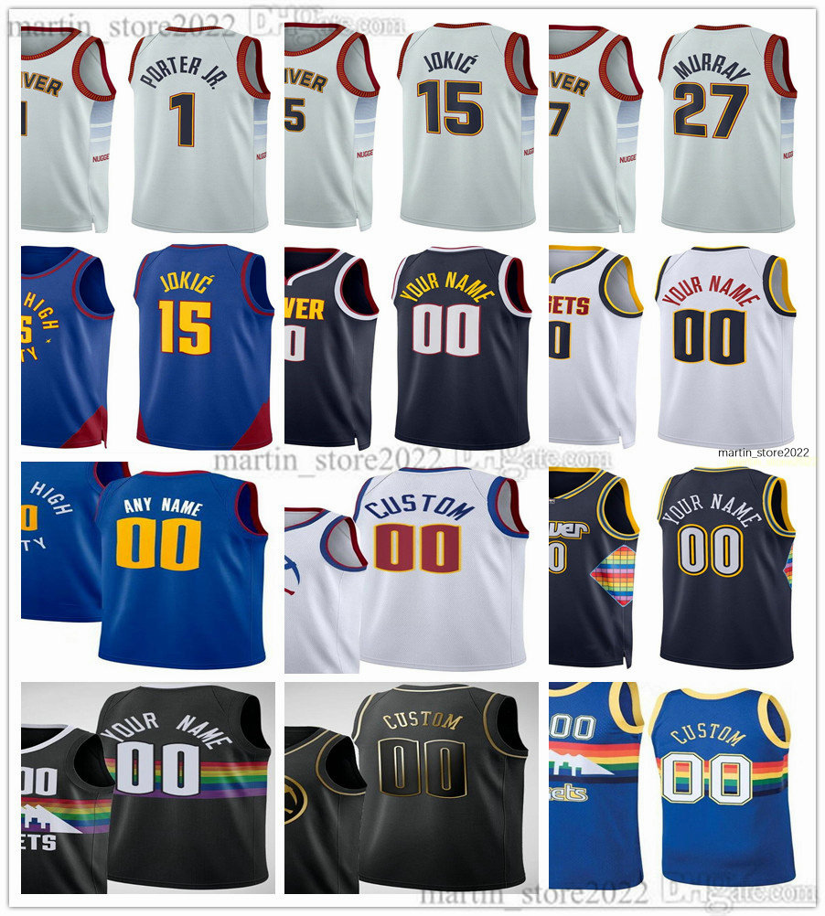 2023 Draft Pick Basketball Jerseys 3 Julian Strawther 24 Jalen Pickett 4 Hunter Tyson 15 Nikola 27 Jamal Jokic Murray Aaron 50 Gordon Michael 1 Porter Jr. 5 Caldwell-Pope, Navy
2023 Draft Pick Basketball Jerseys 3 Julian Strawther 24 Jalen Pickett 4 Hunter Tyson 15 Nikola 27 Jamal Jokic Murray Aaron 50 Gordon Michael 1 Porter Jr. 5 Caldwell-Pope, Navy