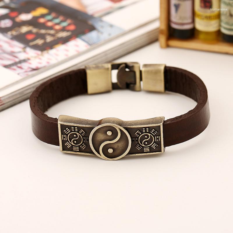Charm Bracelets Fashion Ethnic Style Retro Cowhide Bracelet Personality Tai Chi Gossip Yin And Yang Leather JewelryCharm Raym22
Charm Bracelets Fashion Ethnic Style Retro Cowhide Bracelet Personality Tai Chi Gossip Yin And Yang Leather JewelryCharm Raym22