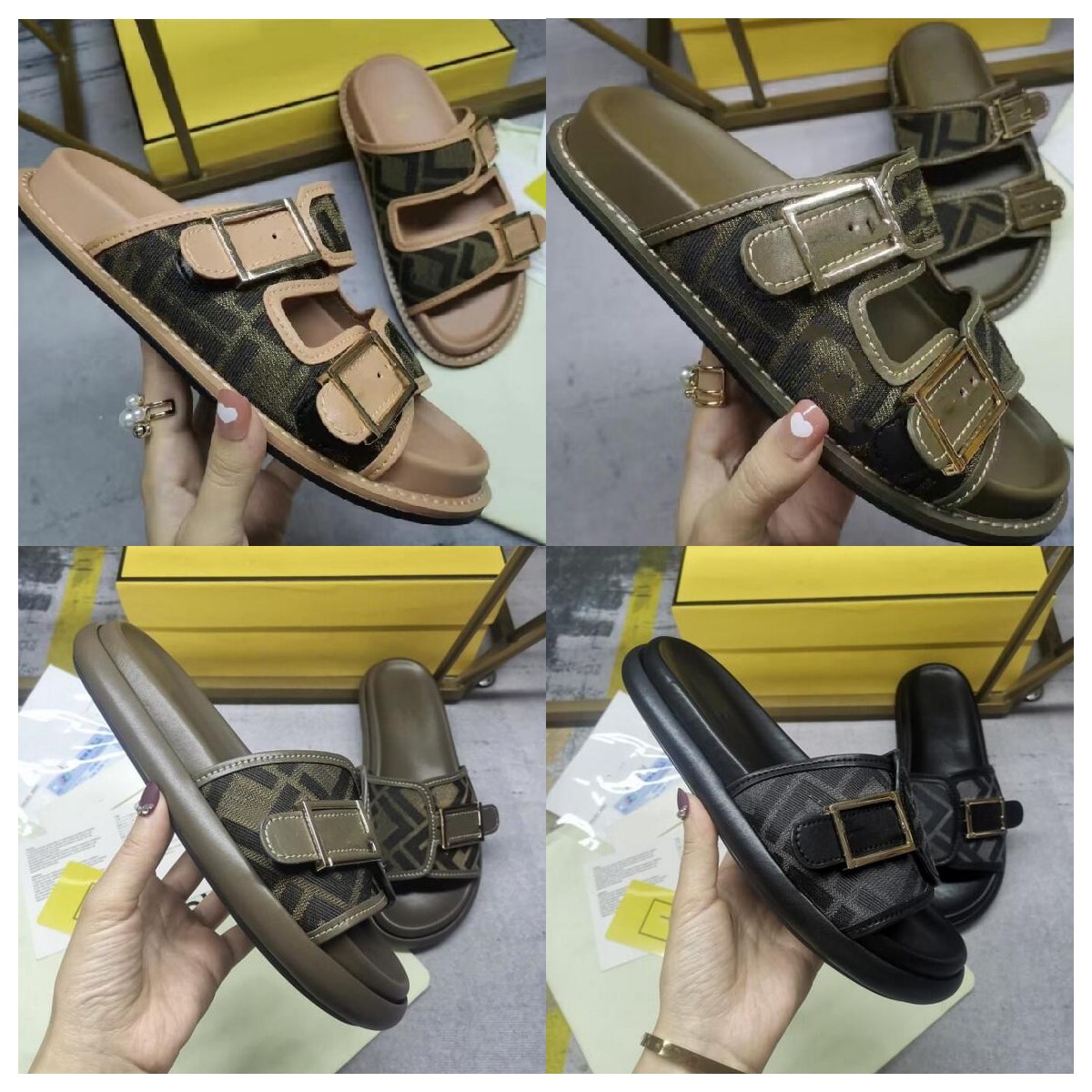 Hot Fashion Women Men Sandal Luxury Designer Lady Gentlemen Colorful Canvas brown Letter Anatomic Leather slides 20 style Model, 014
Hot Fashion Women Men Sandal Luxury Designer Lady Gentlemen Colorful Canvas brown Letter Anatomic Leather slides 20 style Model, 014