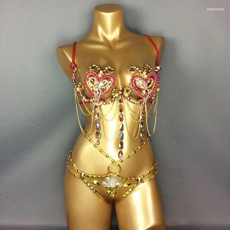 Stage Wear Heart Samba Carnival Wire Bra High Waist Panty Belly Dance Costume Brazilian Rave Outfit Festival Clothes Performance Suit Women
Stage Wear Heart Samba Carnival Wire Bra High Waist Panty Belly Dance Costume Brazilian Rave Outfit Festival Clothes Performance Suit Women