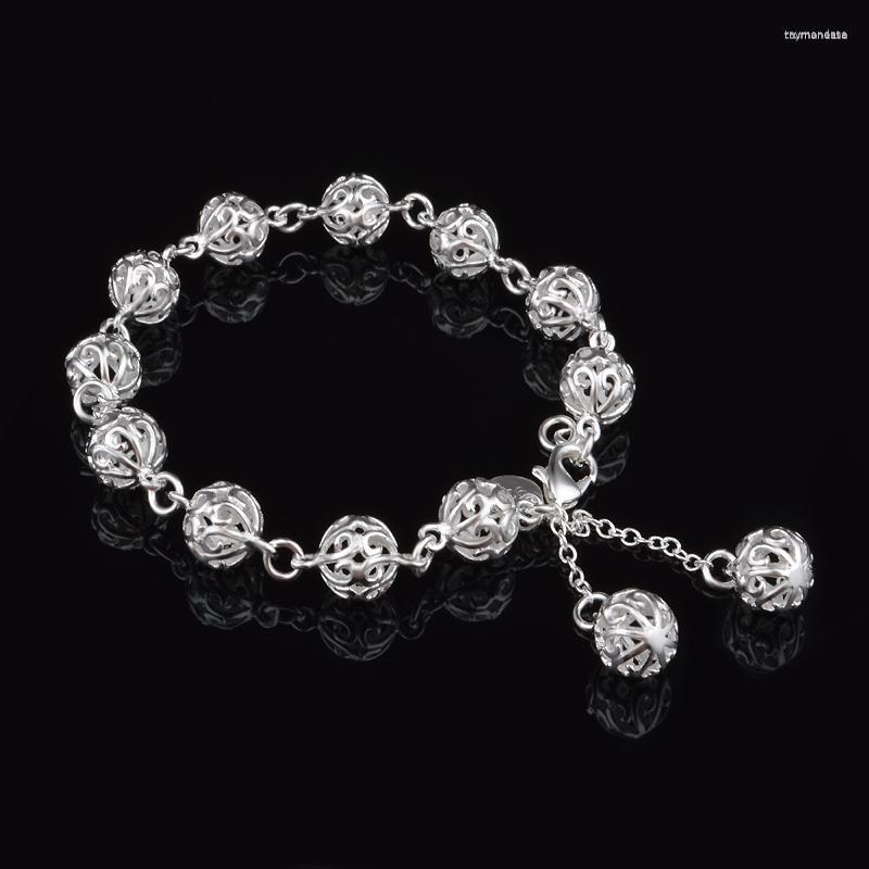Charm Bracelets Retro Hollowed Out Ball Bangles Bracelet For Women Silver Plated Cuff Jewelry Girls Gift Drop WholesaleCharm Raym22
Charm Bracelets Retro Hollowed Out Ball Bangles Bracelet For Women Silver Plated Cuff Jewelry Girls Gift Drop WholesaleCharm Raym22