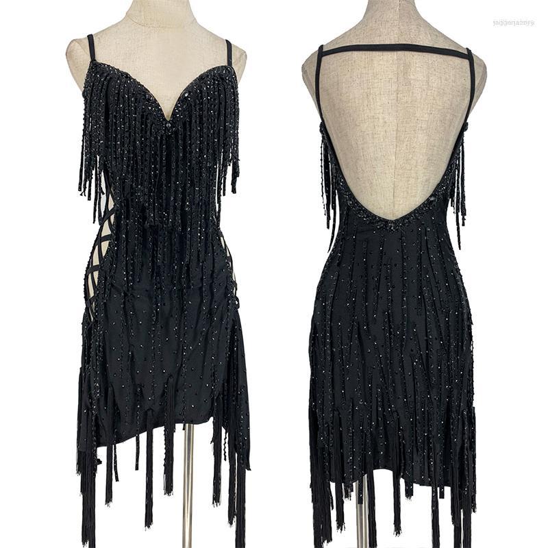 Stage Wear Sparkly Latin Dance Dress Rhinestone Tassel Sexy Hollow Waist Women Costume Samba Salsa Competition Clothes BL6598, Blue
Stage Wear Sparkly Latin Dance Dress Rhinestone Tassel Sexy Hollow Waist Women Costume Samba Salsa Competition Clothes BL6598, Blue