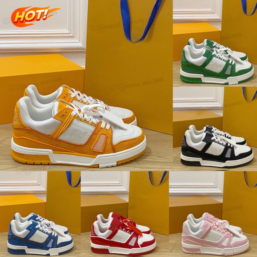 Luxury designer casual shoes Embossed Trainer Sneaker triple white pink sky blue black green yellow denim low virgil overlays mens sneakers women trai s3F6#
Luxury designer casual shoes Embossed Trainer Sneaker triple white pink sky blue black green yellow denim low virgil overlays mens sneakers women trai s3F6#
