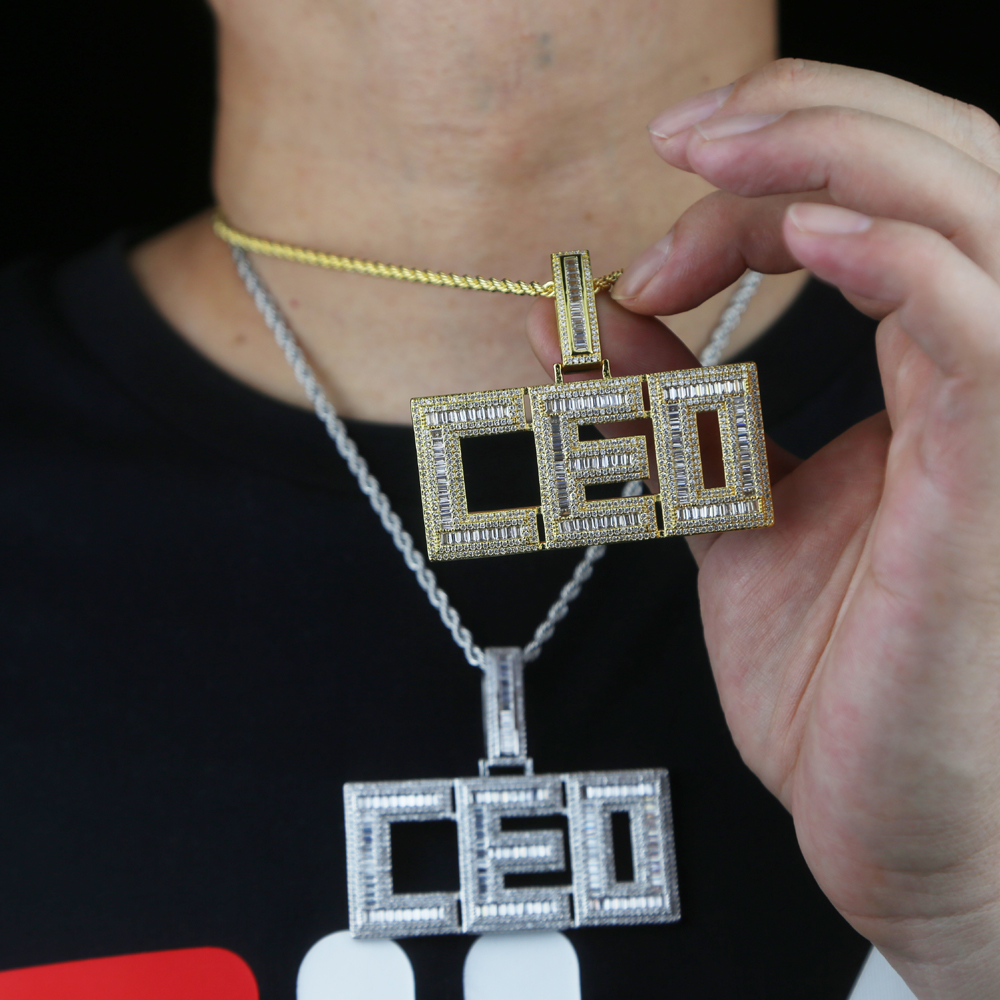 CEO Letter Pendant Necklace for Women Men BOSS charm 5A Cubic Zircon Paved Hip Hop gift Jewelry
CEO Letter Pendant Necklace for Women Men BOSS charm 5A Cubic Zircon Paved Hip Hop gift Jewelry