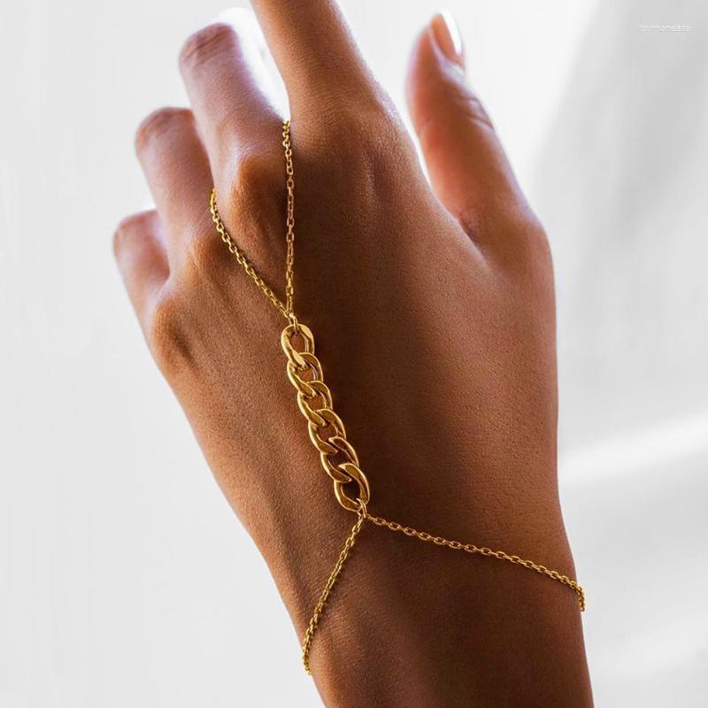Link Bracelets Chain Boho Finger Ring Bracelet Stainless Steel Hand Connected For Women Girls Jewelry DropLink Raym22
Link Bracelets Chain Boho Finger Ring Bracelet Stainless Steel Hand Connected For Women Girls Jewelry DropLink Raym22