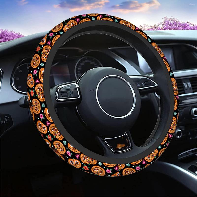 Steering Wheel Covers Pumpkin Cover Cute Rose Flowers Spiderweb 15 Inch Auto Case Anti-Slip Car Protector
Steering Wheel Covers Pumpkin Cover Cute Rose Flowers Spiderweb 15 Inch Auto Case Anti-Slip Car Protector