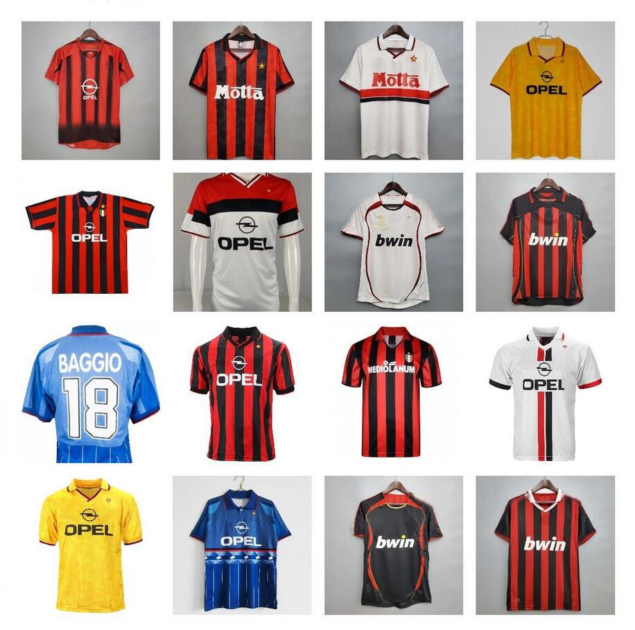 KAKA 90 91 Retro SOCCER JERSEYS home shirts 96 97 Gullit 02 03 04 Maldini Van Basten football RONALDO Inzaghi AC 06 07 09 10 SHEVCHENKO MILANs BAGGIO PIRLOFootball shirt, Adult 12
KAKA 90 91 Retro SOCCER JERSEYS home shirts 96 97 Gullit 02 03 04 Maldini Van Basten football RONALDO Inzaghi AC 06 07 09 10 SHEVCHENKO MILANs BAGGIO PIRLOFootball shirt, Adult 12