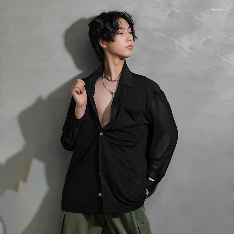 Stage Wear Latin Dance Tops Men Mesh Long Sleeve Shirt Professional Rumba Practice Clothes Samba Tango Cha Training Clothing DWY8083, Brown tops
Stage Wear Latin Dance Tops Men Mesh Long Sleeve Shirt Professional Rumba Practice Clothes Samba Tango Cha Training Clothing DWY8083, Brown tops