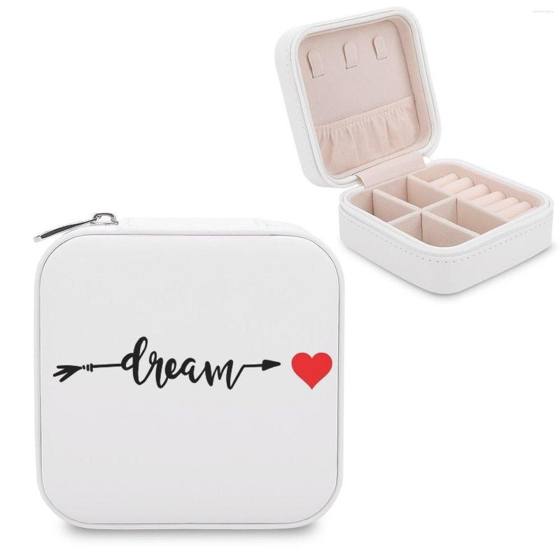 Jewelry Pouches Dream Storage Box Portable Pu Leather Organizer Travel Case Boxes Heart Black White Red Tops Jugs
Jewelry Pouches Dream Storage Box Portable Pu Leather Organizer Travel Case Boxes Heart Black White Red Tops Jugs