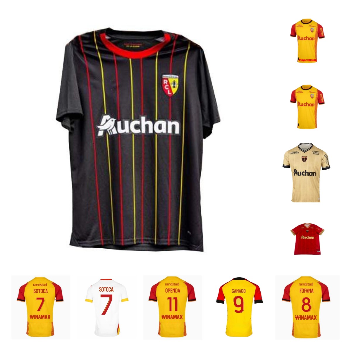 2023 RC Lens 3rd away soccer jerseys 22 23 24 Saint-Barbe special KAKUTA OPENDA GANAGO SOTOCA FOFANA GRADIT FORTES Football Shirts 2024 home GOALKEEPER MEDINA BANZA, Adult 7
2023 RC Lens 3rd away soccer jerseys 22 23 24 Saint-Barbe special KAKUTA OPENDA GANAGO SOTOCA FOFANA GRADIT FORTES Football Shirts 2024 home GOALKEEPER MEDINA BANZA, Adult 7