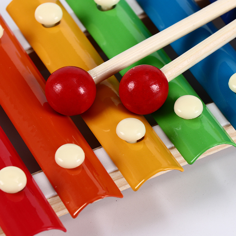 Baby Music Instrument Toy Wooden Xylophone Infant Musical Funny Toys For Boy Girls Educational Toys