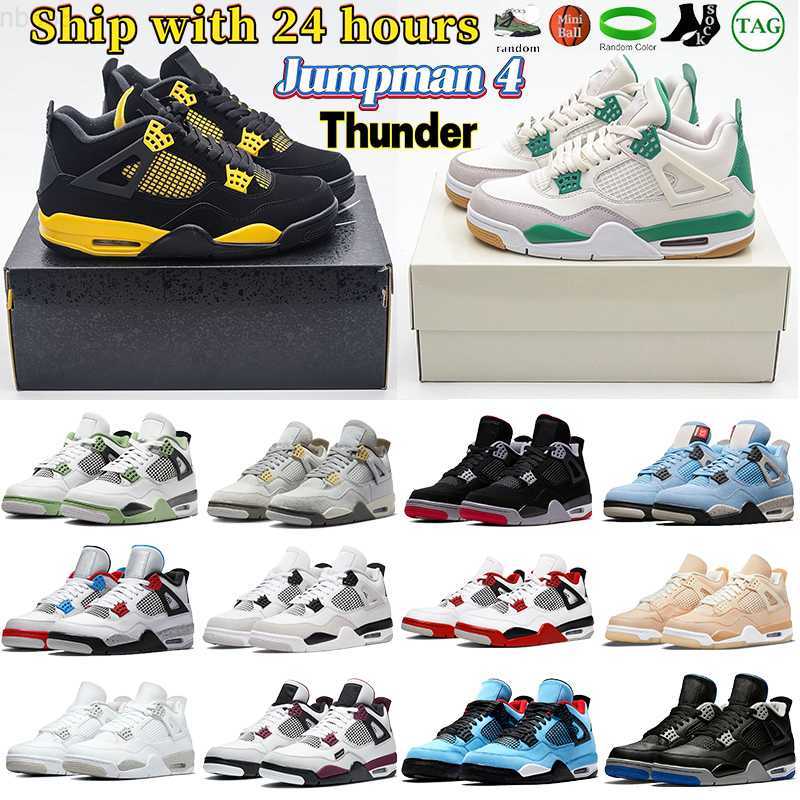 2023 Mens Jumpman 4 Basketball Shoes Womens 4s Designer Sneakers Pine Green Thunder Seafoam Craft Photon Dust Bred White Oreo University Blue Men Women Sneakers, #7-bred
2023 Mens Jumpman 4 Basketball Shoes Womens 4s Designer Sneakers Pine Green Thunder Seafoam Craft Photon Dust Bred White Oreo University Blue Men Women Sneakers, #7-bred