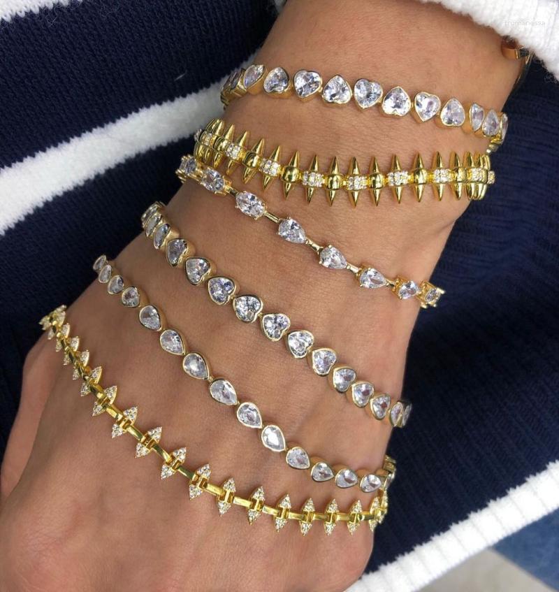 Charm Bracelets Various Shaped Geometric Bezel Cubic Zirconia 5A CZ Tennis Chain Bracelet Classic Fashion Women JewelryCharm Raym22
Charm Bracelets Various Shaped Geometric Bezel Cubic Zirconia 5A CZ Tennis Chain Bracelet Classic Fashion Women JewelryCharm Raym22