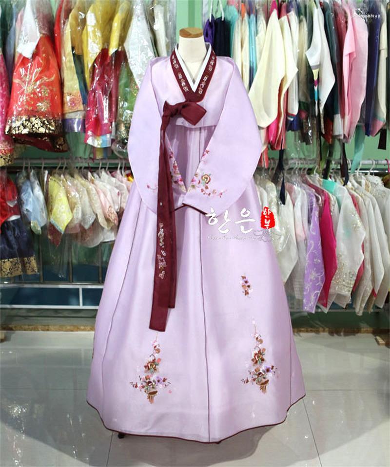 Ethnic Clothing Hanbok Dress Korean South Korea Imported High-grade Fabric / Mother Wedding