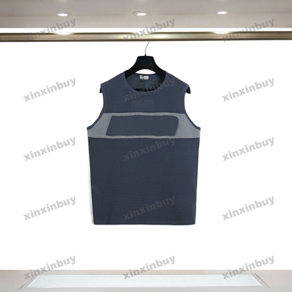 xinxinbuy Men designer Tee t shirt 23ss Letter jacquard Knitted vest short sleeve cotton women white black blue M-2XL, Multi
xinxinbuy Men designer Tee t shirt 23ss Letter jacquard Knitted vest short sleeve cotton women white black blue M-2XL, Multi