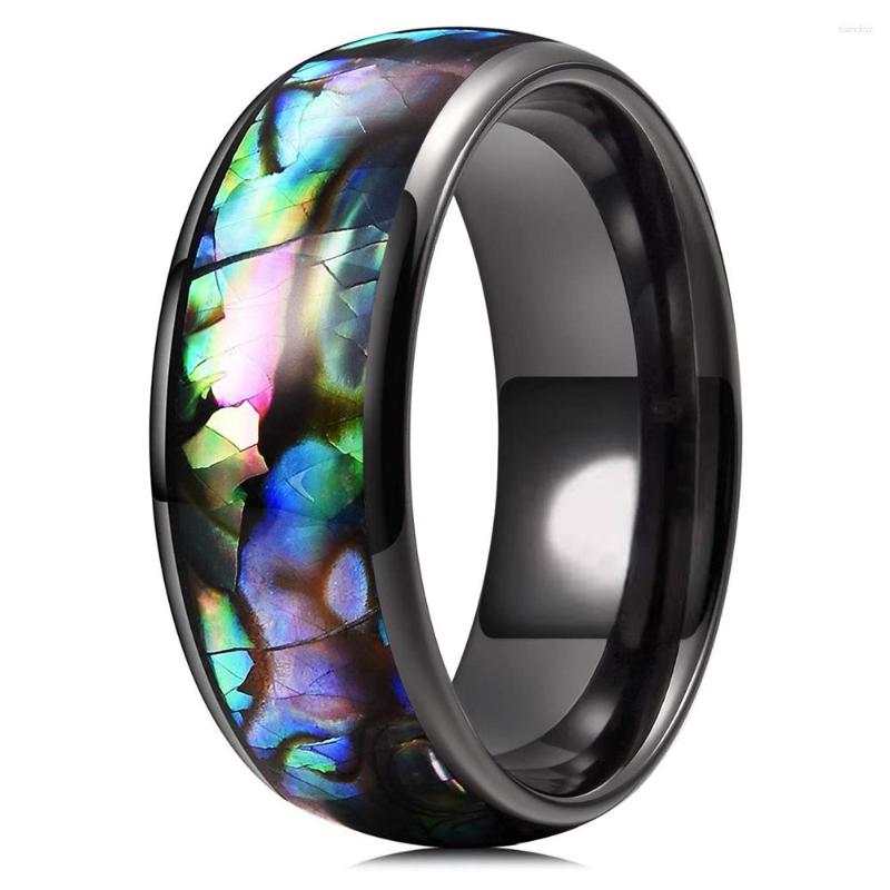 Wedding Rings Fashion Colorful Abalone Shell Inlay Stainless Steel Engagement Promise For Men Women Band Jewelry Wholesale
Wedding Rings Fashion Colorful Abalone Shell Inlay Stainless Steel Engagement Promise For Men Women Band Jewelry Wholesale