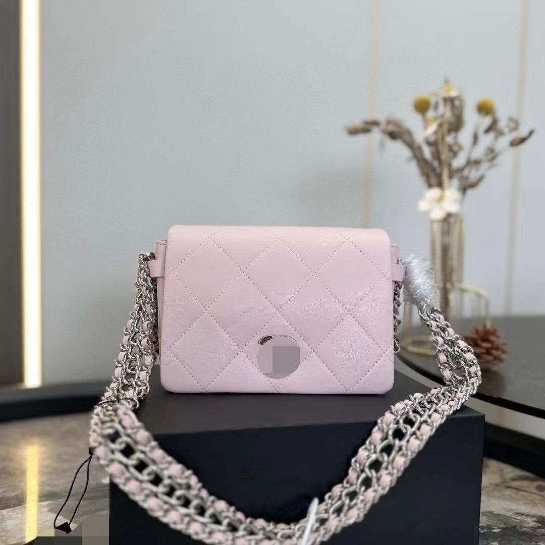 2023 new small square bag leather Ringer underarm bag senior sense shoulder bag wide chain fashion bag factory direct sales, Pink
2023 new small square bag leather Ringer underarm bag senior sense shoulder bag wide chain fashion bag factory direct sales, Pink