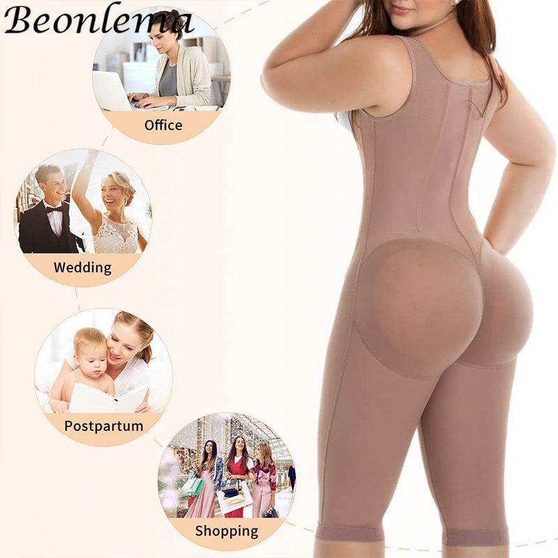 Waist Tummy Shaper Fajas Colombianas Shapewear Full Body Bodysuit Compression Fabric Abdominal Control ButtLifter Push Up Underwear 230621