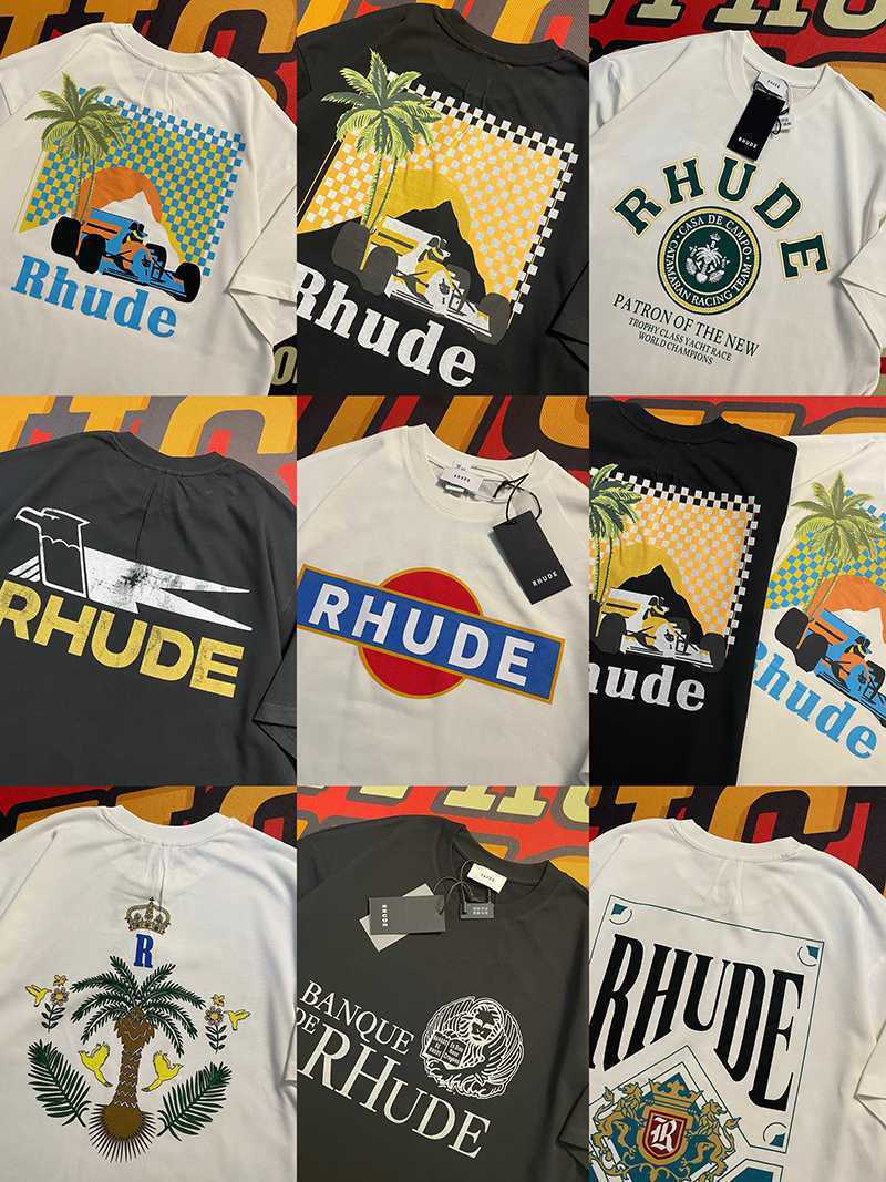 Designer Fashion Clothing Tees Hip Hop Tshirts American Vintage Trend Brand Rhude High Street Leisure Print Loose Couple Short Sleeve T-shirt Men Women Streetwear, Coconut tree racing black
Designer Fashion Clothing Tees Hip Hop Tshirts American Vintage Trend Brand Rhude High Street Leisure Print Loose Couple Short Sleeve T-shirt Men Women Streetwear, Coconut tree racing black