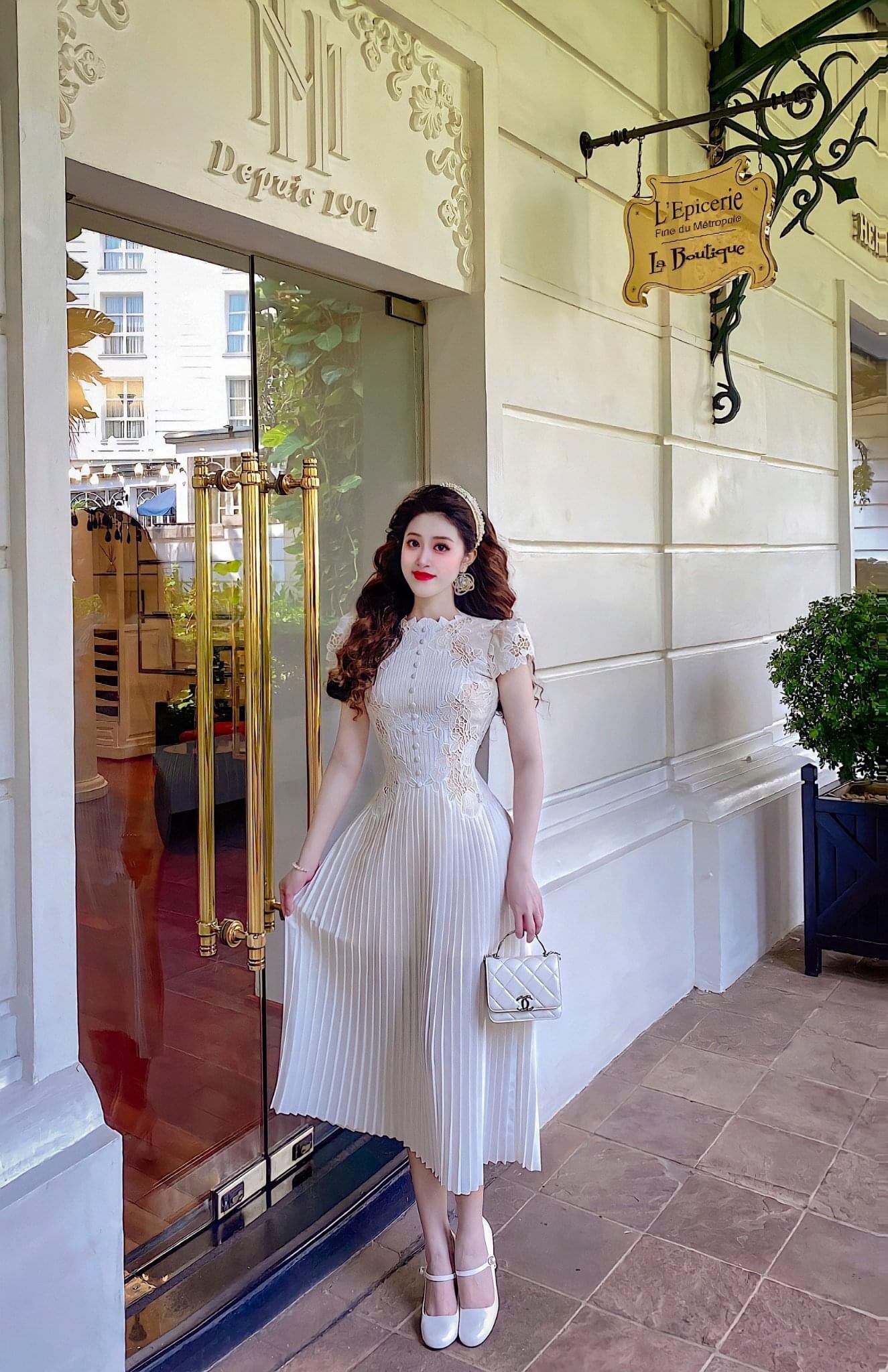 Casual Dresses Women Summer White Dress Runway Fashion Sleeveless Flower Embroidery Button Elegant Long Party Vestidos