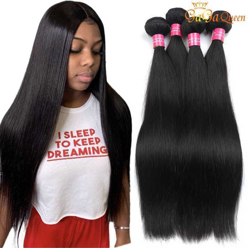 Unprocessed Brazilian Straight Virgin Hair 4 Bundles Gaga Queen Hair Double Weft 100% Human Hair Weaves Dyeable
Unprocessed Brazilian Straight Virgin Hair 4 Bundles Gaga Queen Hair Double Weft 100% Human Hair Weaves Dyeable