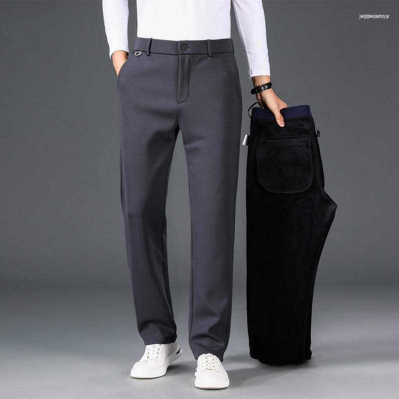 Men's Pants Men's Autumn Winter Mens Luxury Add Velvet Solid Color Business Casual Male Trousers Simple Straight Man 6XL, Black
Men's Pants Men's Autumn Winter Mens Luxury Add Velvet Solid Color Business Casual Male Trousers Simple Straight Man 6XL, Black