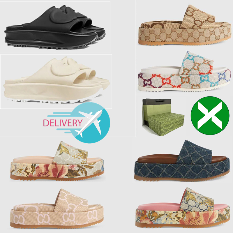 2023 slipper womens fashion embroidered canvas designer slides slip on slippers girls 60mm Canvas covered platform sandals dust bags 35-45, Color #4
2023 slipper womens fashion embroidered canvas designer slides slip on slippers girls 60mm Canvas covered platform sandals dust bags 35-45, Color #4