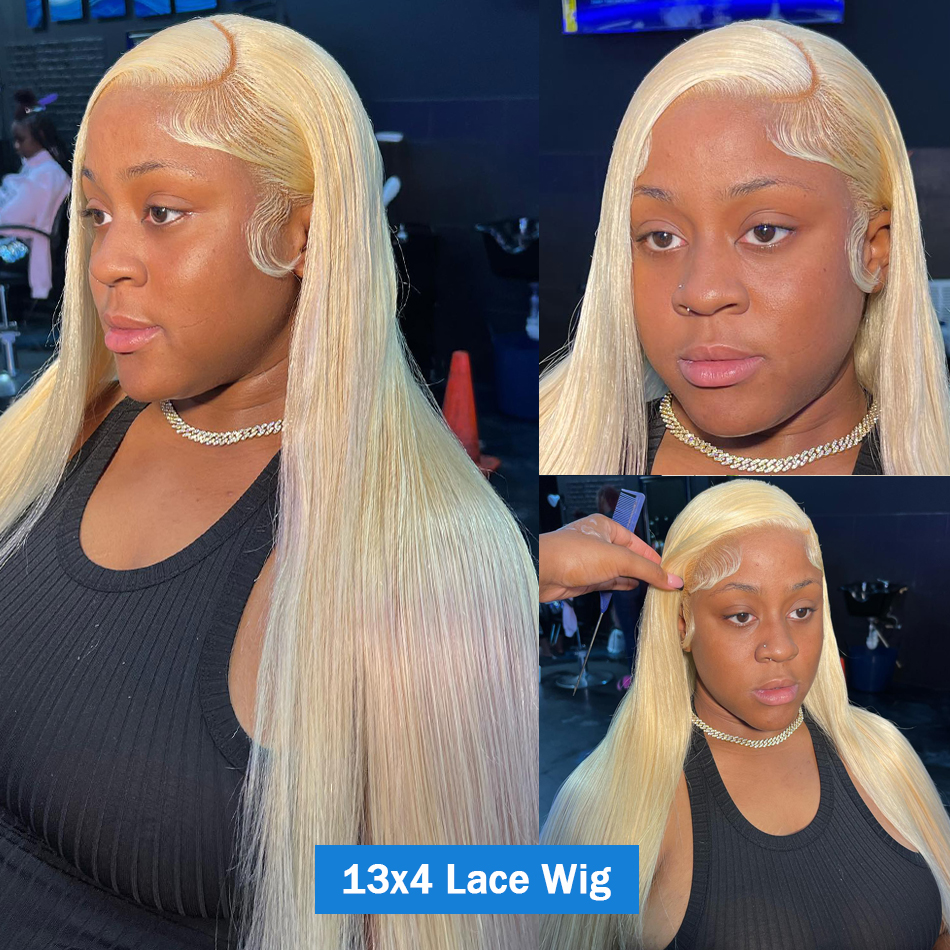 613 Blonde Straight Lace Frontal For Women 13x4 Lace Frontal Human Hair Wigs Brazilians
613 Blonde Straight Lace Frontal For Women 13x4 Lace Frontal Human Hair Wigs Brazilians