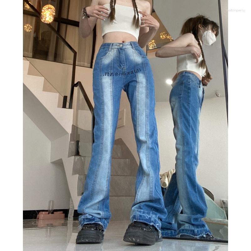 Women' Jeans Wome Blue Gradient Vintage High Waisted American Wide Leg Pants Fashion Y2K Style Straight Summer Female Denim Trouser
Women' Jeans Wome Blue Gradient Vintage High Waisted American Wide Leg Pants Fashion Y2K Style Straight Summer Female Denim Trouser