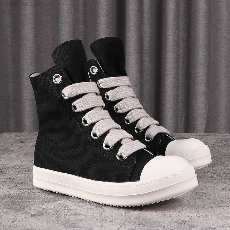 luxury 2023 rick designer ro boots shoes owens s High Street Canvas Shoes Jumbo Shoeslace Solid Black Male Sneakers Lace-up Rubber s Women
luxury 2023 rick designer ro boots shoes owens s High Street Canvas Shoes Jumbo Shoeslace Solid Black Male Sneakers Lace-up Rubber s Women