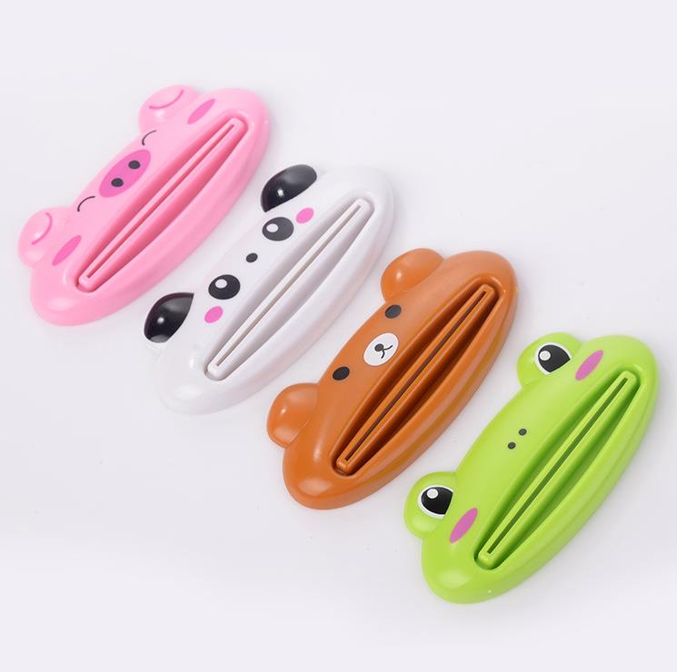 Cute Kitchen Accessories Bathroom Multi-function Tool Cartoon Toothpaste Squeezer Gadget Useful Home Tools Bathroom Decor SN4398
