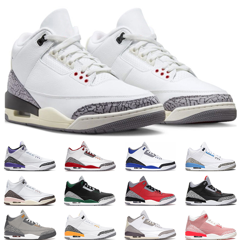Jumpman 3 Men 3s Basketball Shoes White Cement Wizards Lucky Green Fire Red Racer Blue Court Purple UNC Mens Trainers Sports Sneaker, #4 og black cement
Jumpman 3 Men 3s Basketball Shoes White Cement Wizards Lucky Green Fire Red Racer Blue Court Purple UNC Mens Trainers Sports Sneaker, #4 og black cement