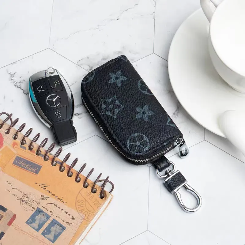 Designer men Universal Car Key bags Case unisex Male Genuine Leather Key's Holder Women Zipper Smart Keychain 6.23, Black grid
Designer men Universal Car Key bags Case unisex Male Genuine Leather Key's Holder Women Zipper Smart Keychain 6.23, Black grid
