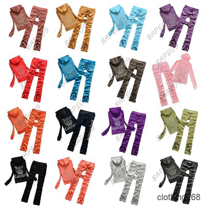 Designer Womens Velvet Two Piece Pants Juicy Long Sleeve Zipper Jacket Loose Pant Jogger Tracksuit Casual Letter Suits
Designer Womens Velvet Two Piece Pants Juicy Long Sleeve Zipper Jacket Loose Pant Jogger Tracksuit Casual Letter Suits