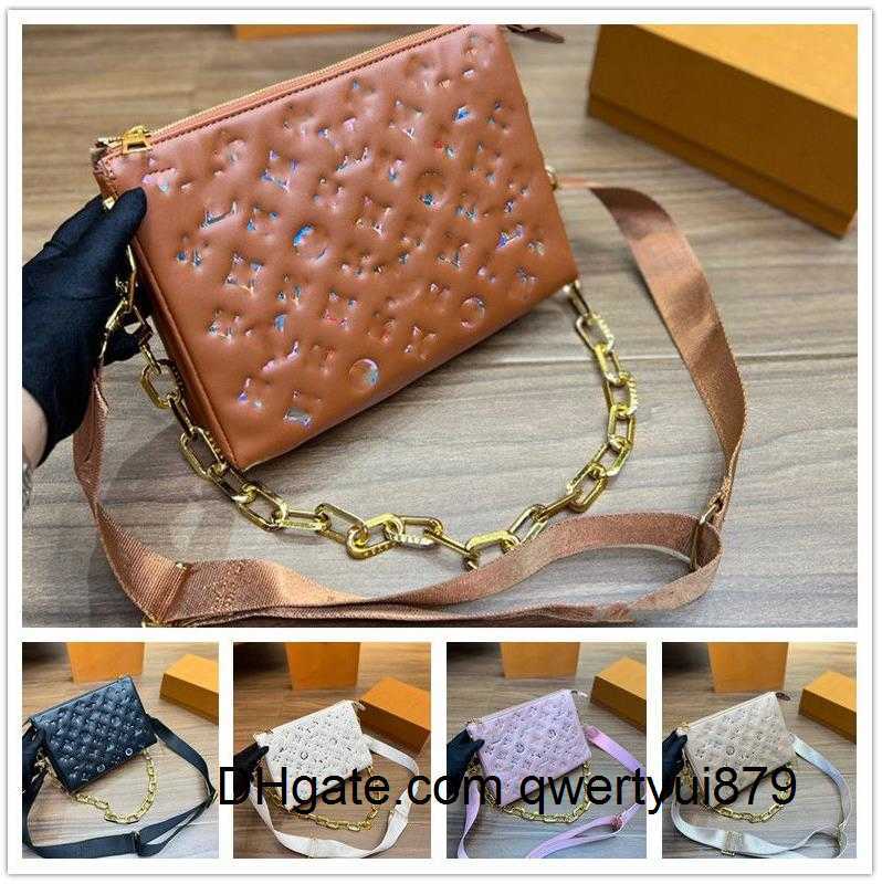 Totes 12 M21353 COUSSIN BB Chain Shoulder Bag Designers Women Colorful Monograms Pattern Embossing Messenger Crossbody Handbag Purse wallet Case card pockets, Pink
Totes 12 M21353 COUSSIN BB Chain Shoulder Bag Designers Women Colorful Monograms Pattern Embossing Messenger Crossbody Handbag Purse wallet Case card pockets, Pink