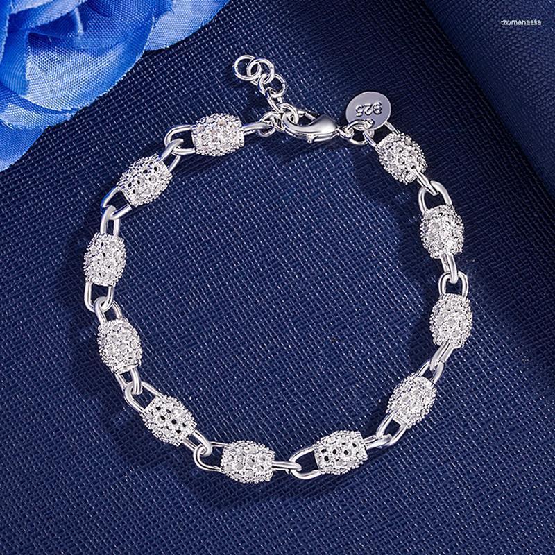 Charm Bracelets Hollow Ball Chain Bangles For Women 925 Stamp Bracelet Homme Retro Luxury Jewelry 2023 Gift Jewellery Raym22
Charm Bracelets Hollow Ball Chain Bangles For Women 925 Stamp Bracelet Homme Retro Luxury Jewelry 2023 Gift Jewellery Raym22