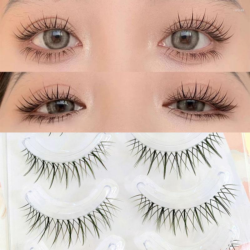False Eyelashes 5Pairs Cartoon Cross Wispy Natural Long Fake Lashes Extension Fashion Fairy Hair Lash Transparent Strip
False Eyelashes 5Pairs Cartoon Cross Wispy Natural Long Fake Lashes Extension Fashion Fairy Hair Lash Transparent Strip