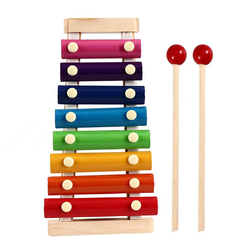 Baby Music Instrument Toy Wooden Xylophone Infant Musical Funny Toys For Boy Girls Educational Toys
