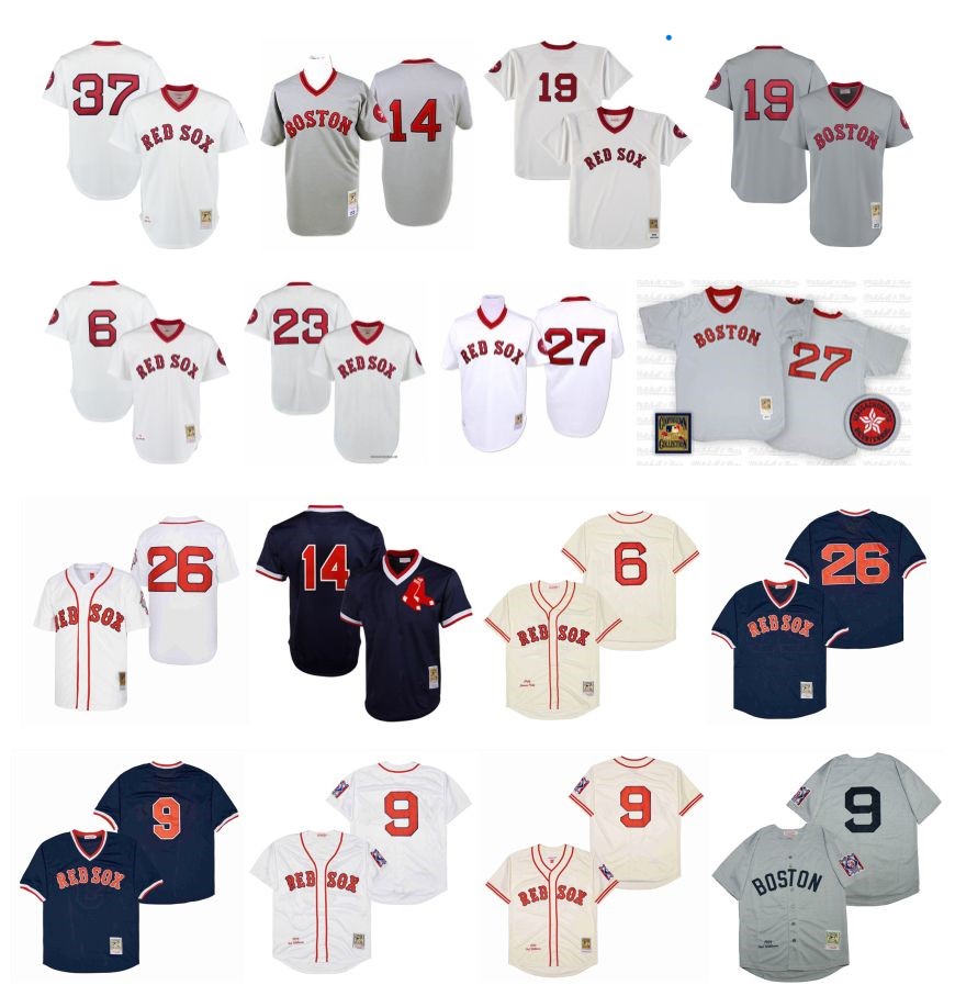 Mitchell and Ness Throwback Red Sox Ted Williams Baseball Jersey Boston Rico Petrocelli Fred Lynn Luis Tiant Carlton Fisk Bill Lee Wade Boggs Jim Rice Size S-4XL, As pic
Mitchell and Ness Throwback Red Sox Ted Williams Baseball Jersey Boston Rico Petrocelli Fred Lynn Luis Tiant Carlton Fisk Bill Lee Wade Boggs Jim Rice Size S-4XL, As pic