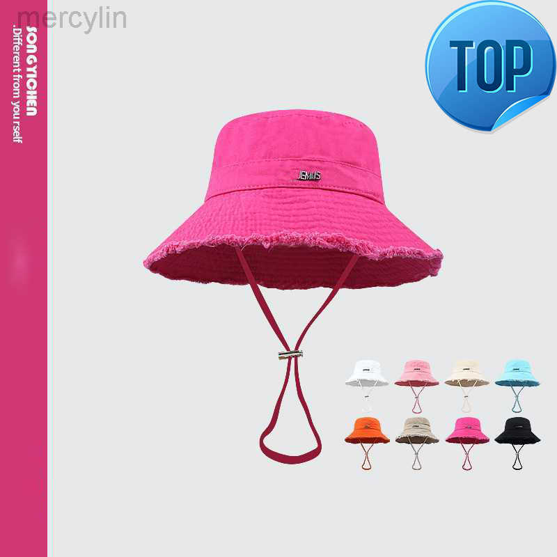 Designer Hat Casquette jacquemus jacquem jacquemes Hat Bucket Summer Washing Big Brim Fisherman Hat Holiday Burr Sling Sunscreen Sunshade cap, Ice blue
Designer Hat Casquette jacquemus jacquem jacquemes Hat Bucket Summer Washing Big Brim Fisherman Hat Holiday Burr Sling Sunscreen Sunshade cap, Ice blue