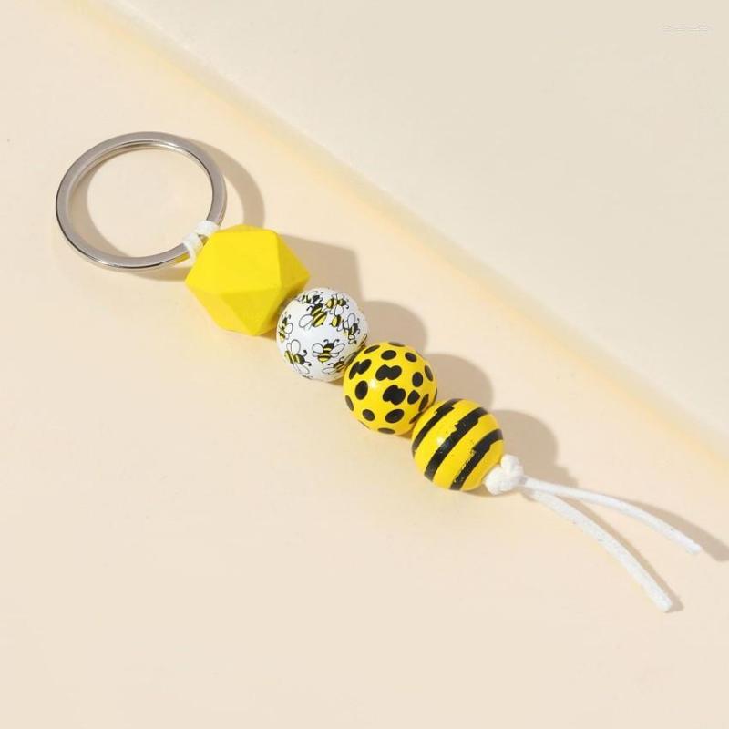 Keychains Keychain Cute Bee Beaded Pendant Creative Bag Car Hanging Decoration Accompanying Hand Gift Small
Keychains Keychain Cute Bee Beaded Pendant Creative Bag Car Hanging Decoration Accompanying Hand Gift Small